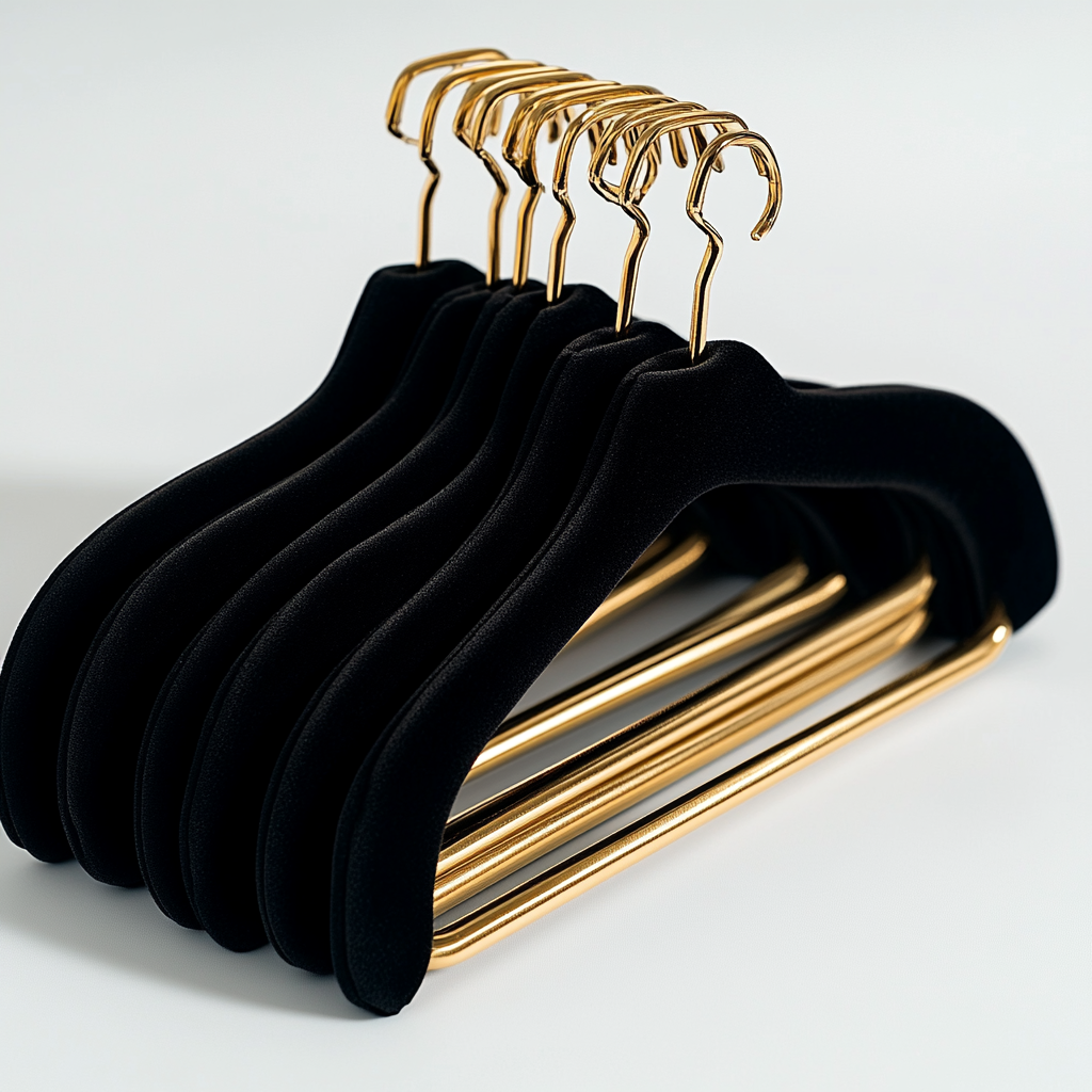 Glpwc Non-Slip Velvet Hangers - 20 Pack - Ultra-Slim Space-Saving Design - Soft Fabric Hangers for Shirts, Dresses & Coats