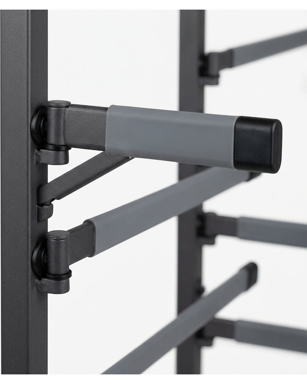 Glpwc Folding Five Tier Trouser Hanger Charcoal Gray - Detail view