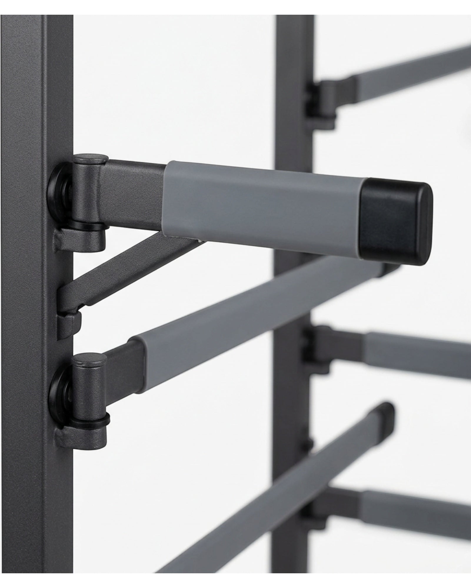 Glpwc Folding Five Tier Trouser Hanger Charcoal Gray - Detail view