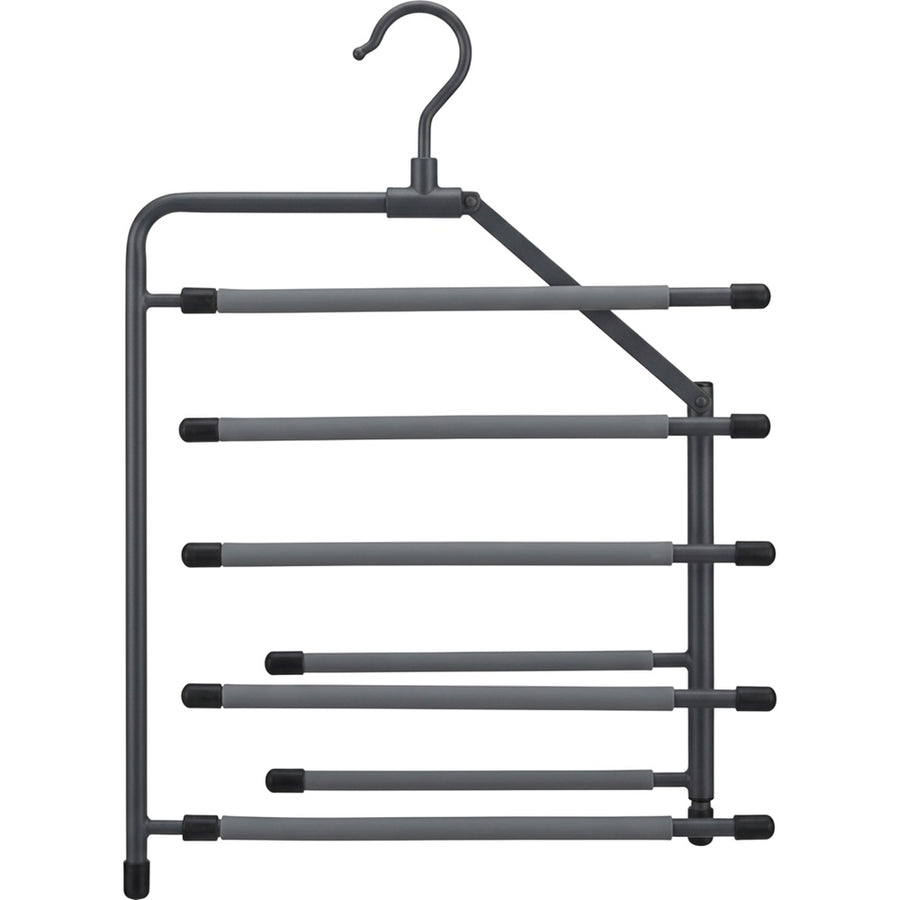 Glpwc Folding Five Tier Trouser Hanger Charcoal Gray
